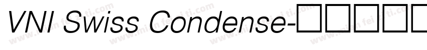 VNI Swiss Condense字体转换